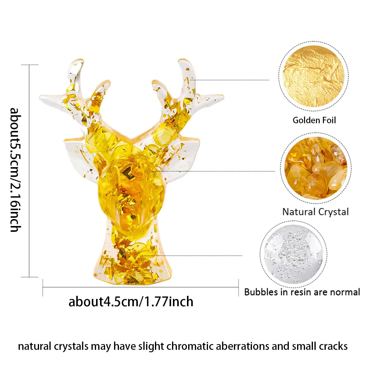 Eterna™ Crystal Christmas Deer Figurine (Limited Edition)