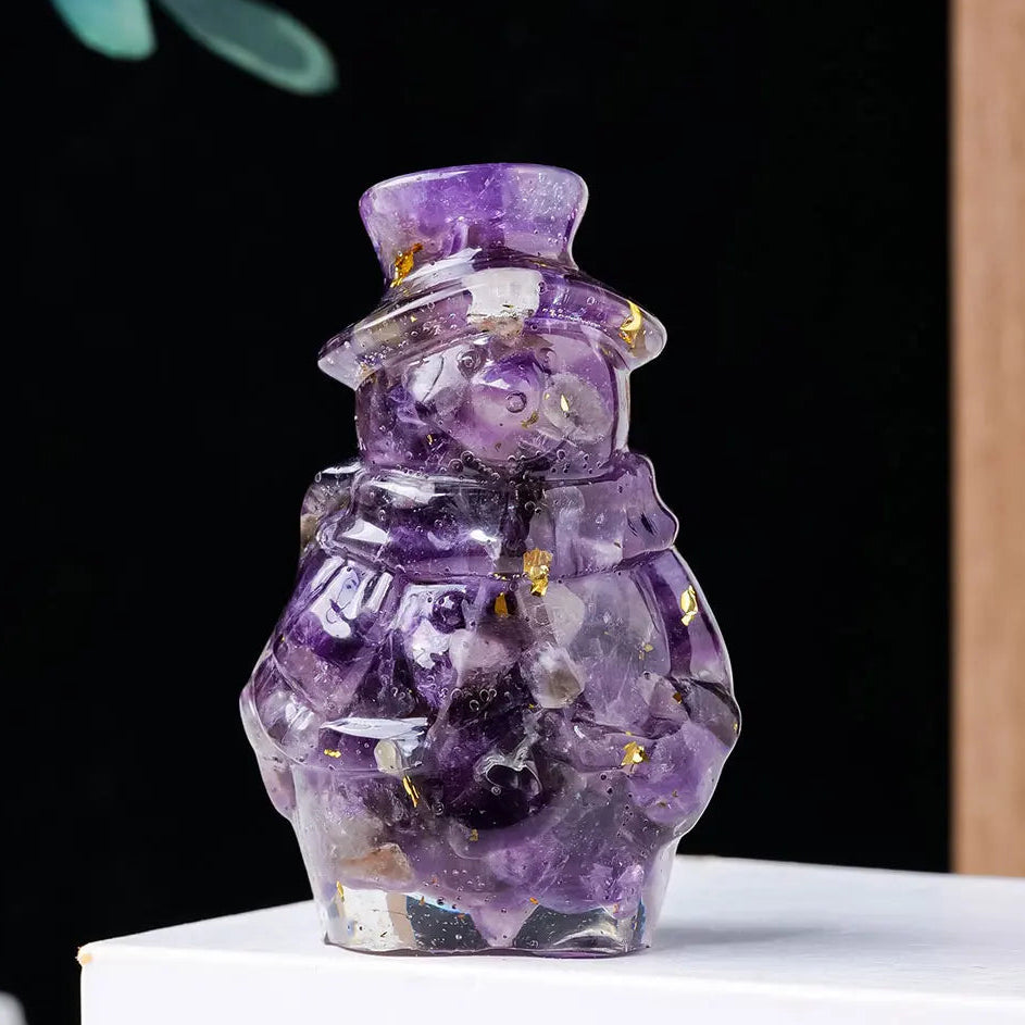 Eterna™ Crystal Snowman Figurine - (Limited Edition)