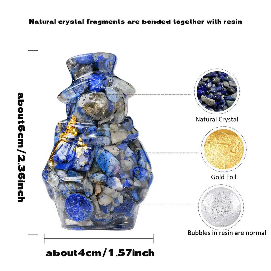 Eterna™ Crystal Snowman Figurine - (Limited Edition)
