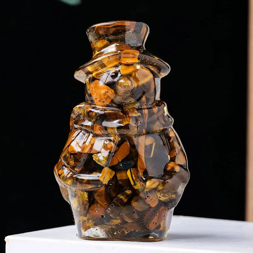 Eterna™ Crystal Snowman Figurine - (Limited Edition)