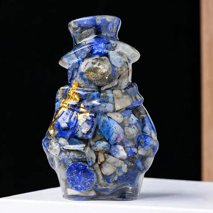 Eterna™ Crystal Snowman Figurine - (Limited Edition)