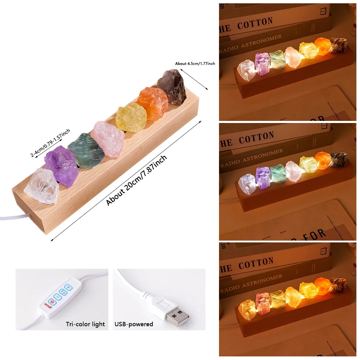 Eterna™ Rough Stone Lamp