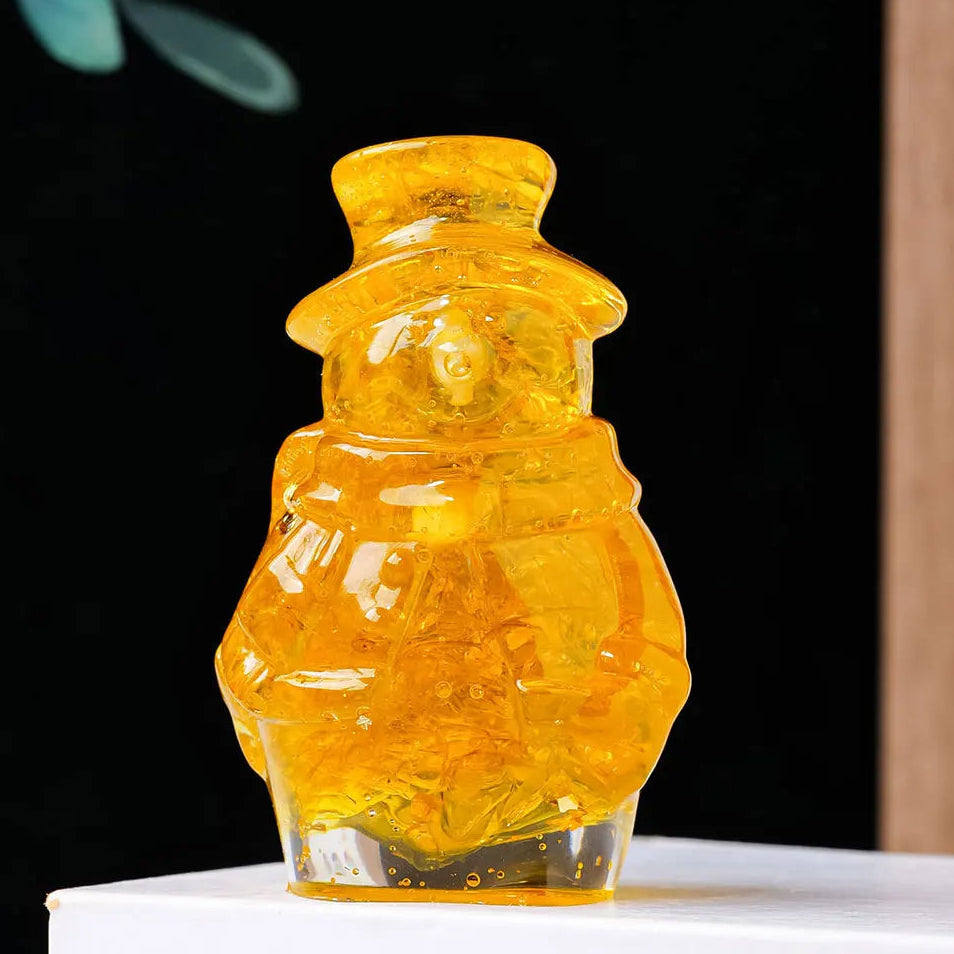 Eterna™ Crystal Snowman Figurine - (Limited Edition)