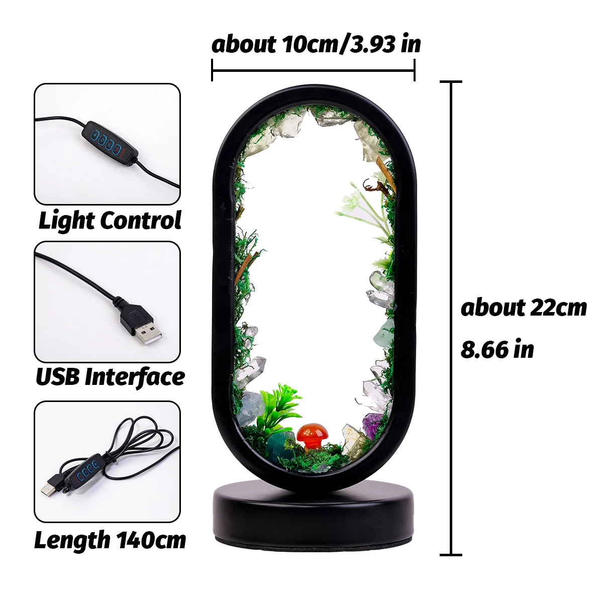 Eterna™ Quartz Night Lamp